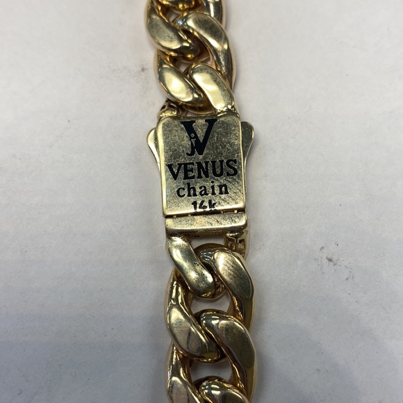 NEW 14K Solid Gold Cuban Necklace 26” - Picture 4 of 8